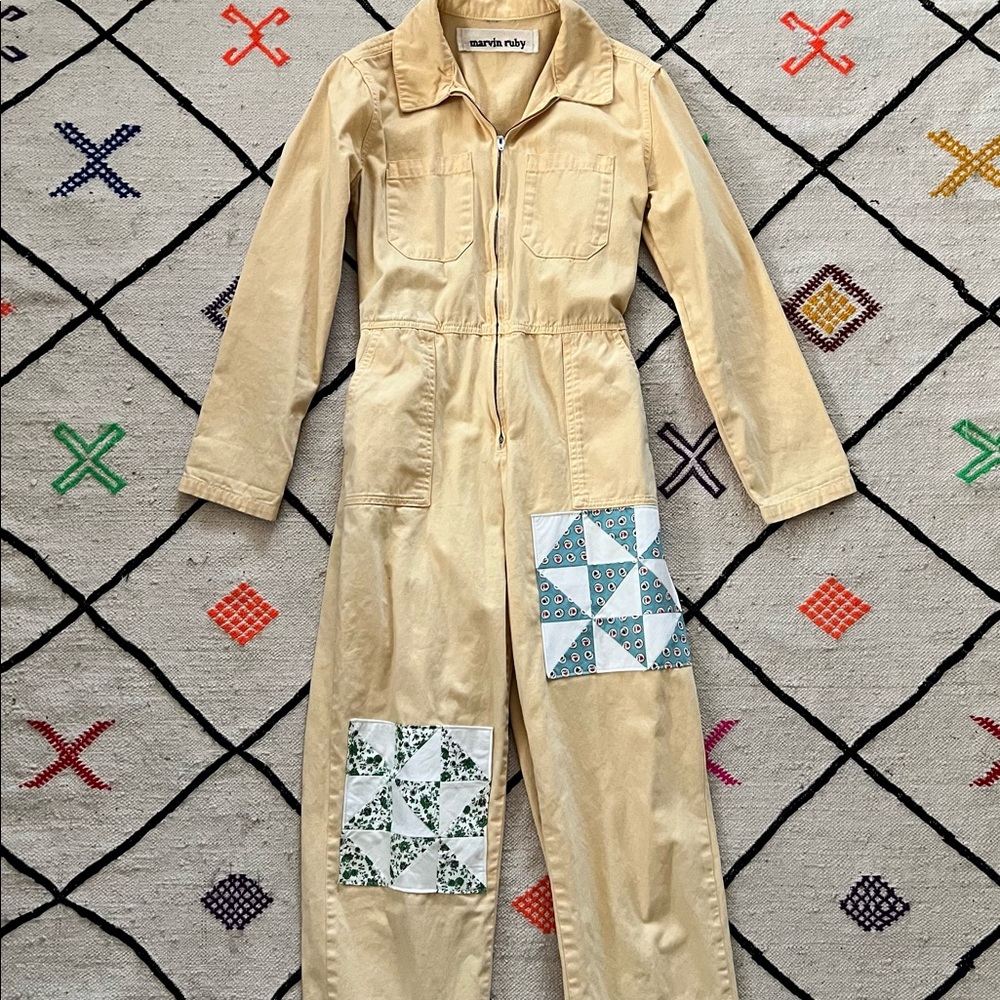 Vintage Jumpsuit - Custom Quilted Marvin Ruby